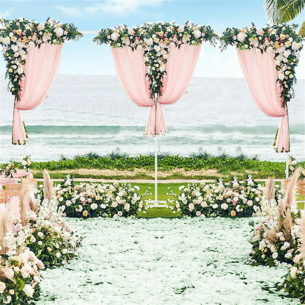 3M*6M Telescopic Wedding Backdrop Stand Balloon Curtain Hanging Pipe Background V767-XJJ383-G1