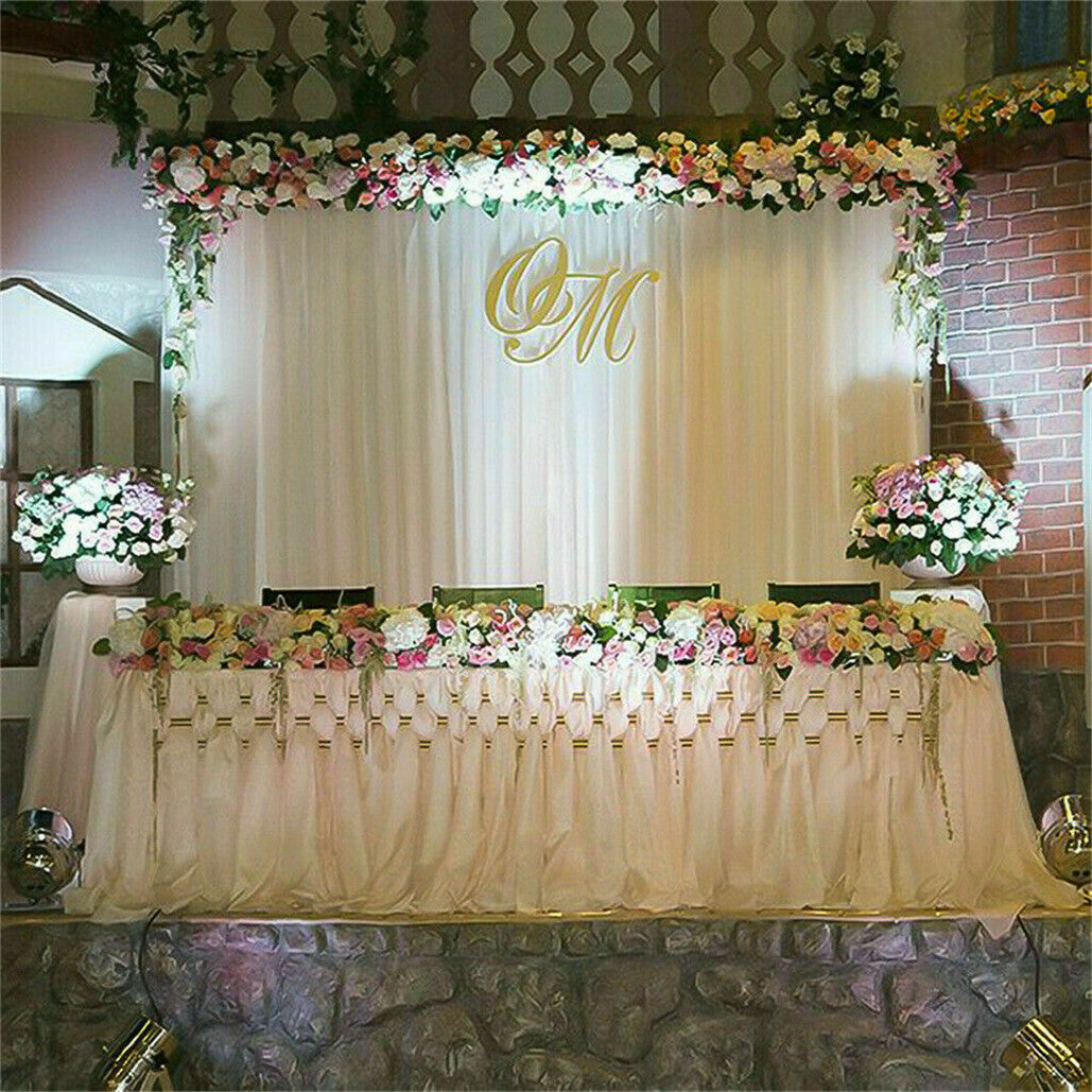 3M*6M Telescopic Wedding Backdrop Stand Balloon Curtain Hanging Pipe Background V767-XJJ383-G1