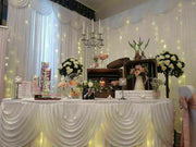 3M*6M Telescopic Wedding Backdrop Stand Balloon Curtain Hanging Pipe Background V767-XJJ383-G1