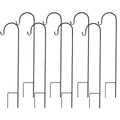 Set of 8 Anti-Wind Shepherd Hooks for Garden and Wedding Decorations V767-XJJ438-BK-G1
