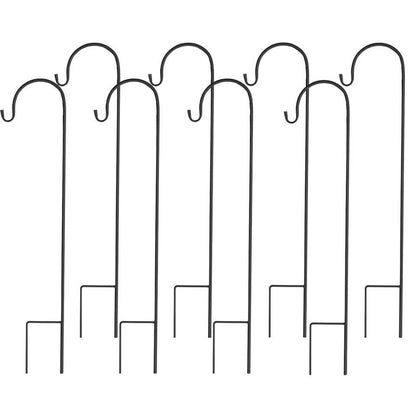Set of 8 Anti-Wind Shepherd Hooks for Garden and Wedding Decorations V767-XJJ438-BK-G1
