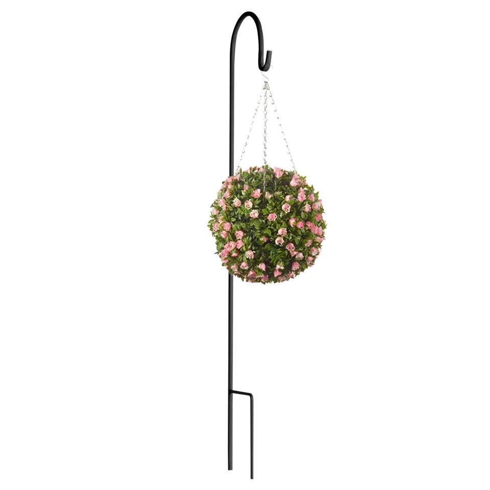 Set of 8 Anti-Wind Shepherd Hooks for Garden and Wedding Decorations V767-XJJ438-BK-G1