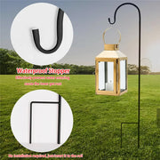 Set of 8 Anti-Wind Shepherd Hooks for Garden and Wedding Decorations V767-XJJ438-BK-G1