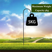 Set of 8 Anti-Wind Shepherd Hooks for Garden and Wedding Decorations V767-XJJ438-BK-G1