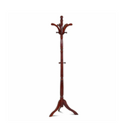 Vintage Wooden Coat Rack Stand with 13 Hooks for Hats, Clothes and Handbags V767-XJJ489-G2