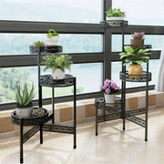 Premium Quality Black Metal Plant Stand V767-XJJ491-S