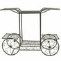 6 Tiers Garden Cart Stand & Flower Pot Plant Holder Display Rack Parisian Style V767-XJJ626-G2