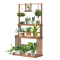 Heavy Duty Hanging Plant Stand with Multiple Pot Shelves V767-XJJ698