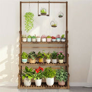 Heavy Duty Hanging Plant Stand with Multiple Pot Shelves V767-XJJ698