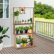 Heavy Duty Hanging Plant Stand with Multiple Pot Shelves V767-XJJ698