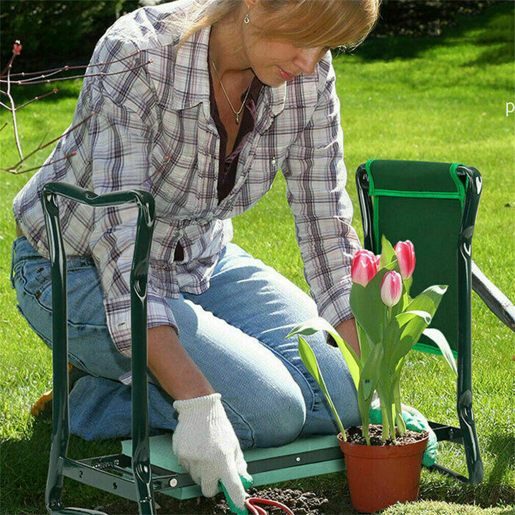 Garden Kneeler PRO Thick EVA Folding Kneeling Pad Seat Padded Stool Gardening Be V767-XJJ717-V1