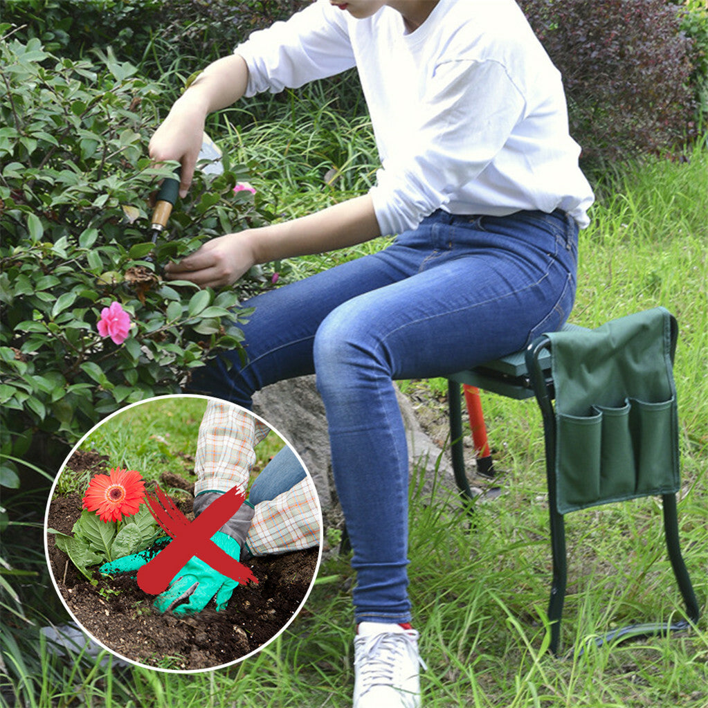 Garden Kneeler PRO Thick EVA Folding Kneeling Pad Seat Padded Stool Gardening Be V767-XJJ717-V1