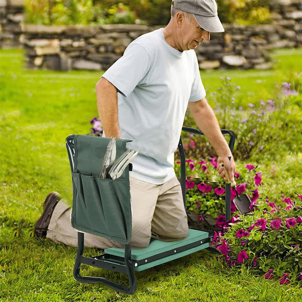 Garden Kneeler PRO Thick EVA Folding Kneeling Pad Seat Padded Stool Gardening Be V767-XJJ717-V1