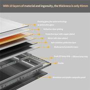 LED Bathroom Mirror with Anti-Fog & Adjustable Lighting V767-XM183-B106-AU