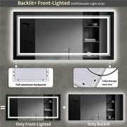 LED Bathroom Mirror with Anti-Fog & Adjustable Lighting V767-XM183-B106-AU