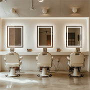 900*700MM Dimmable LED Bathroom Mirror Antifog Wall Mounted Vanity Makeup Mirror V767-XMR-C28-188-AU