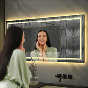 1.83M Oversize Dual Light Bathroom Mirror Super Anti-Fog Makeup Dressing Mirror V767-XMR-C28-268-AU
