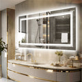 Anti-Fog LED Bathroom Mirror with 2-Way Mount 1000*600mm/Double LED V767-XMR-C28-298-AU
