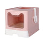 Xxl Large Cat Litter Box Self-Cleaning No Smell Pet Toilet Box With Tray & Scoop V767-XPET124-PK