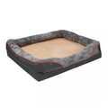 P&P Gray 3XL Pet Bed With Thick Sponge Foam And Waterproof Oxford Base V767-XPET368-3XL-V1