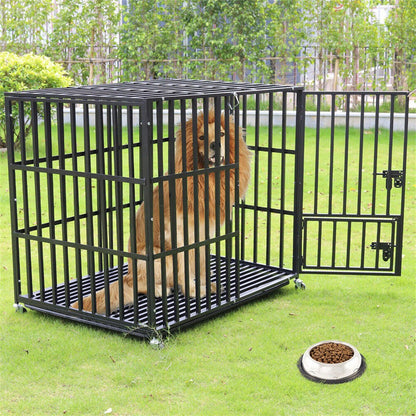 Heavy Duty Dog Cage with Lock & Bottom Tray V767-XPET686-L-G2