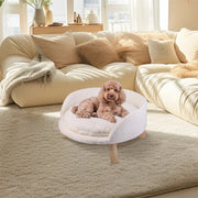 Pet Sofa Bed with Plush Cushion & Wooden Legs V767-XPET82-40CM
