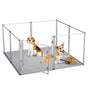 Versatile Sleek Thick Acrylic Pet Playpen Dog Puppies Run Kennel Rabbit Play Pen V767-XPETSYL-12S