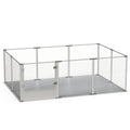 10-Piece Large Thicken Acrylic Dog Playpen Puppy Birth Fence with Waterproof Mat V767-XPETSYL-18S