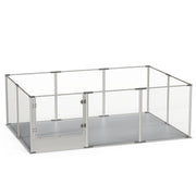 10-Piece Large Thicken Acrylic Dog Playpen Puppy Birth Fence with Waterproof Mat V767-XPETSYL-18S