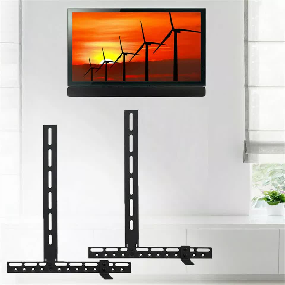 Universal Tv Vesa Soundbar Speaker Bracket Holder Mount For Samsung Sony Lg Bush V767-Y360A