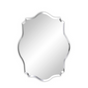 P&P Silver Irregular Wall Mirror 60x80cm Beveled Frameless Glass Accent for Modern Homes V767-YSJ-XB167-68