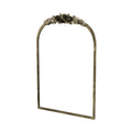 Elegant Rose - Designed Baroque Brass Arched Mirror Size Large V767-YSJ-Z113