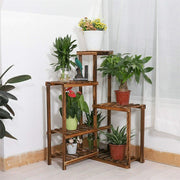 Premium Pine Wood 6-Tier Plant Stand V767-Z8FHJ-J