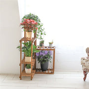 Premium Pine Wood 6-Tier Plant Stand V767-Z8FHJ-J