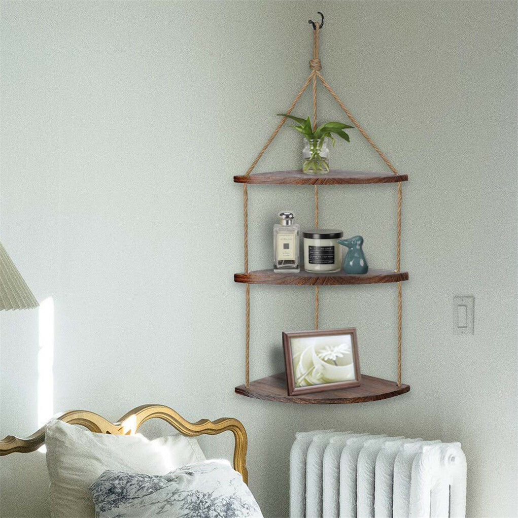 Bohemian Hanging Shelf Organizer 3 Tier Storage Rack V767-ZJJ224