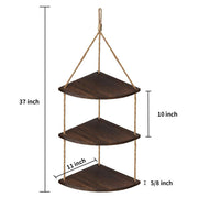 Bohemian Hanging Shelf Organizer 3 Tier Storage Rack V767-ZJJ224