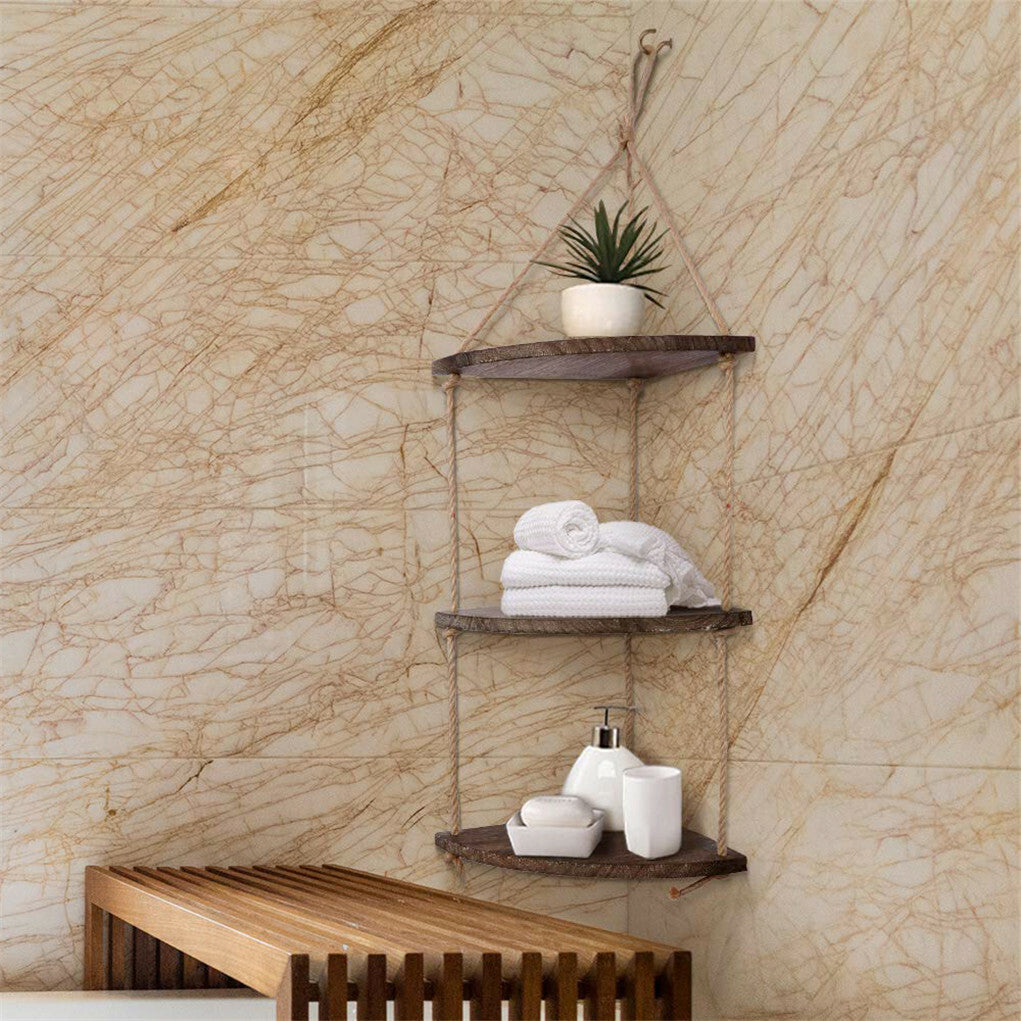 Bohemian Hanging Shelf Organizer 3 Tier Storage Rack V767-ZJJ224