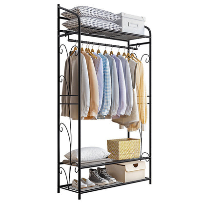 Extra Large Metal Clothes Rail Storage Dress Hanging Garment Rack Portable Stand V767-ZJJ323-G2