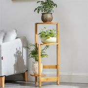 3-Tier Brown Bamboo Plant Stand Bonsai Holder V767-ZJJ443-BW-V1