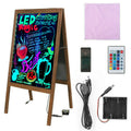 Vintage Neon LED Message Writing Board Stand Pavement Sign Illuminated Erasable V767-ZJJ93-S