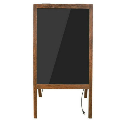 Vintage Neon LED Message Writing Board Stand Pavement Sign Illuminated Erasable V767-ZJJ93-S
