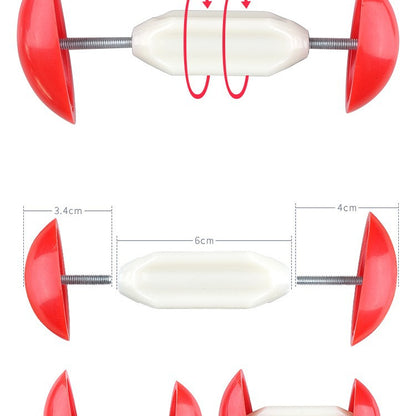 Adjustable Plastic Shoe Stretcher, Red and White, Universal Size V888-ELOSUNG100018
