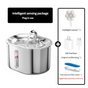 Intelligent Sensing Stainless Steel Pet Water Fountain with Smart Sensor and USB Plug V888-ELOSUNG100029