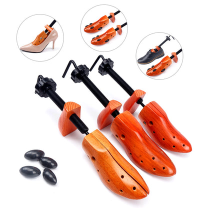 1 PCS Brown Adjustable Wooden Shoe Stretcher for Women, Small Size (EUR 34-38) V888-ELOSUNG10005