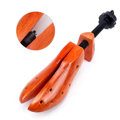 1 PCS Brown Adjustable Wooden Shoe Stretcher for Women, Small Size (EUR 34-38) V888-ELOSUNG10005