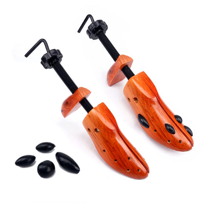 1 PCS Brown Adjustable Wooden Shoe Stretcher for Women, Small Size (EUR 34-38) V888-ELOSUNG10005