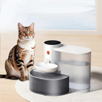 Smart Pet Water Dispenser - Tilted Design, Fresh Water Supply, Automatic Water Bowl for Cats and Dogs V888-ELOSUNG10163
