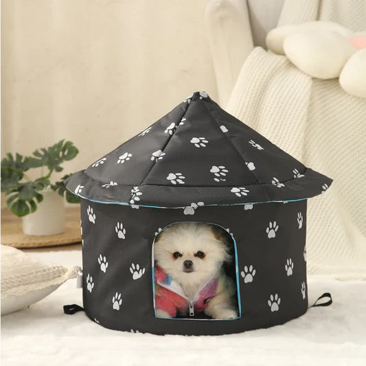 Outdoor Waterproof Cat House - Insulated, Weatherproof, Warm Shelter for Cats, Ideal for Winter Protection, V888-ELOSUNG10208