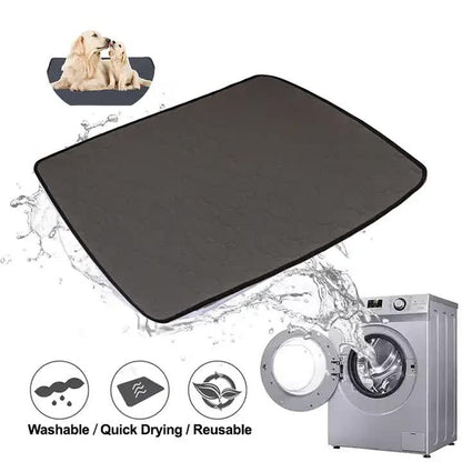 2 PCS Washable Waterproof Pet Pad-Non-Slip, Absorbent, Reusable Mat for Dogs and Cats M(70*50cm) V888-ELOSUNG10423