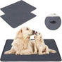 2 PCS Washable Waterproof Pet Pad -Non-Slip, Absorbent, Reusable Mat for Dogs and Cats L(100*70cm) V888-ELOSUNG10424